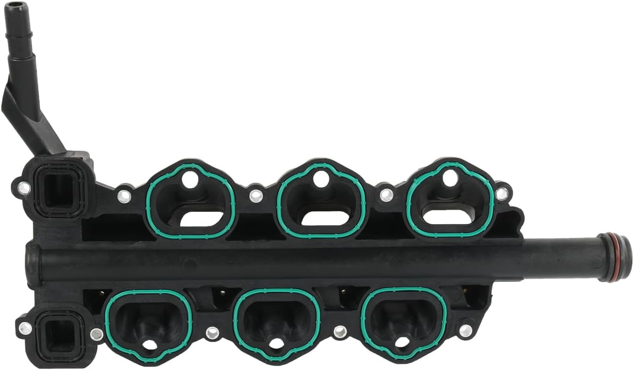 Engine Intake Manifold with Gaskets Compatible with Ford Explorer 3.3 2020-2023, F150 3.3 3.5 3.7 2011-2023, Mustang 3.7 2011-2017, Transit 3.5 3.7 2015-2024# JL3Z-9424-B