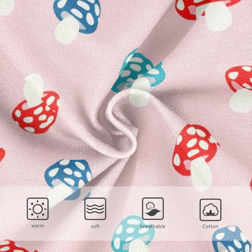 Cute Colorful Mushroom Pink Girls Underwear Toddler 2t Cotton Panties Little Girl Designer Kids Undies Briefs3