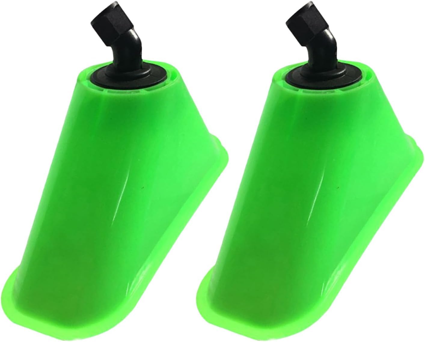 Lot de 2 housses coupe-vent pour pulvérisateur électrique avec buse en forme de corne, buse de pulvérisation de précision pour jardin et agriculture, compatible avec verger et champs de légumes