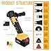 21V Cordless Oscillating Tool Kit, 6 Variable Speed Brushless Oscillating Tool with 35pcs Accessories, Max 20500 OPM 4.0Ah Battery 4° Oscillating Angle Multi Tool for Cutting Wood Drywall Nail Sanding