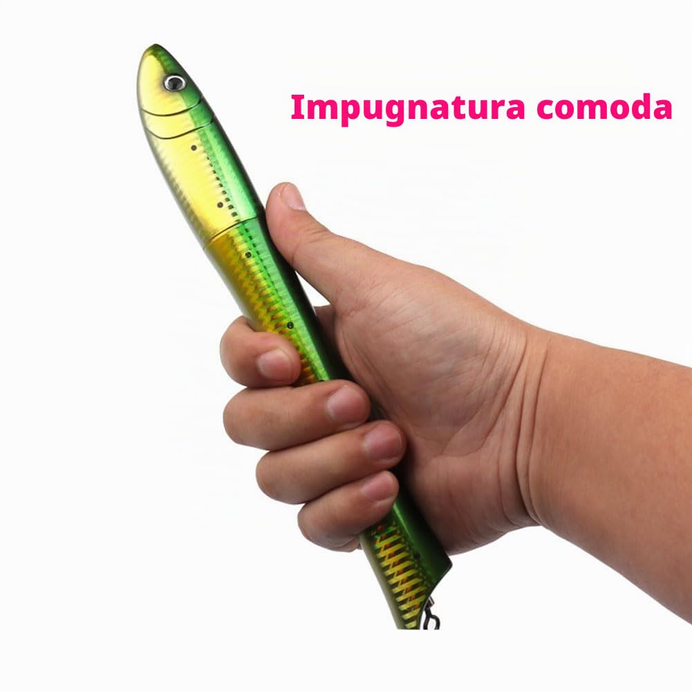 Set di canne da pesca, 1,4 m/55 penne, canne da pesca e mulinello, mini canne telescopiche con mulinello per acqua dolce