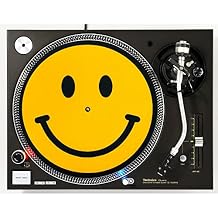 Smiley Face #1 Vinyl Memorabilia 12" inch Slip Mat Turntable Slipmat DJ Platter Pad x1