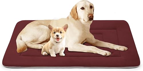 Miniatura 19 de JoicyCo Cama para perro, alfombrilla suave para cama de perro, 36 pulgadas, parte inferior antideslizante, lavable para perros medianos y grandes,