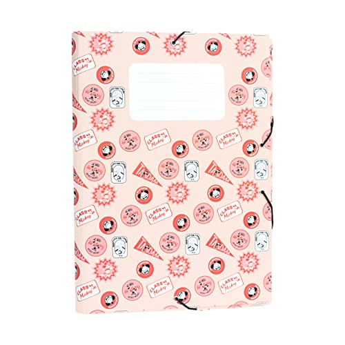 Grupo Erik Disney Mickey 100th Anniversary A4 File Folder | 13.4 x 10 Inch - 34 x 25.5 cm | 3 Flap Folder | Document Organizer | School Folder | Document Folder | Mickey Mouse Gifts