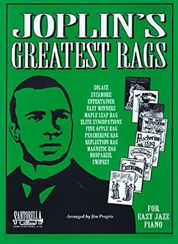 Paperback Joplin's Greatest Rags for Easy Jazz Piano Book