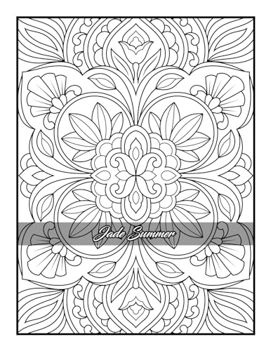 100 Amazing Patterns: An Adult Coloring Book with Fun, Easy, and Relaxing Coloring Pages - Image 50