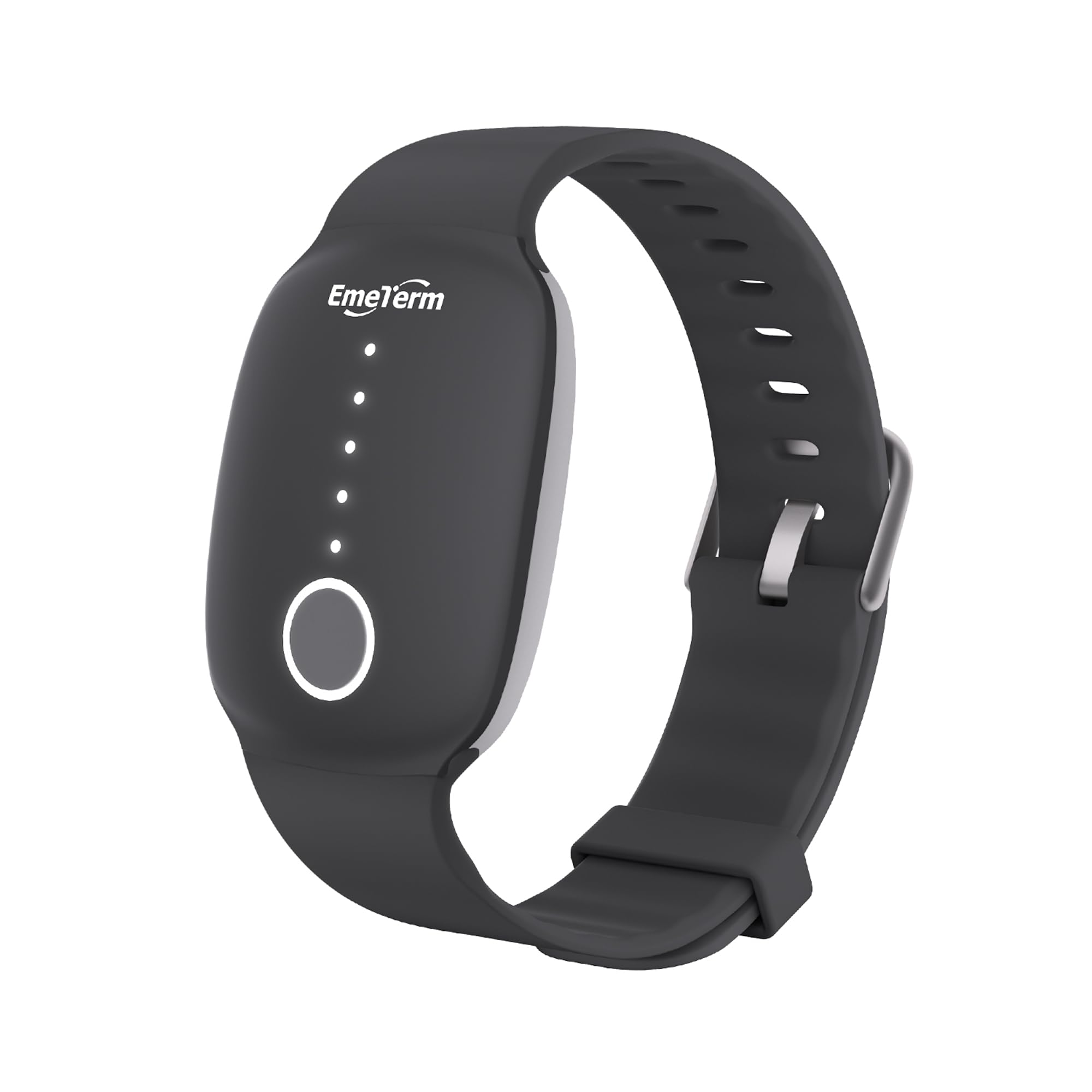 EmeTerm Fashion FDA-Cleared Relieve Nausea Electrode Stimulator Morning Sickness Motion Travel Sickness Vomit Relief Rechargeable No Gel Drug Free Wrist Bands Without Side Effects