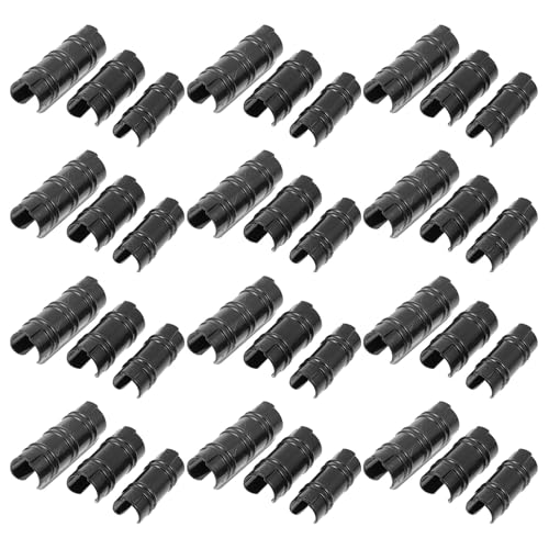 YARNOW Set 60 Morsetti in Lega per Strutture da Giardino Clip di Fissaggio per Pellicola e Tubi Accessori Resistenti per Costruzione Tunnel e Telai Ombreggianti