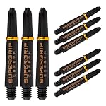 Harrows – Harrows Darts 3 x Sätze von SuperGrip Carbon Dartschäften - 
