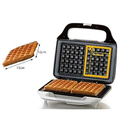 Domo XL Waffelautomat mit Waffelgabel für leckere XL-Belgische Waffeln (230 x 135mm) – Bild 3