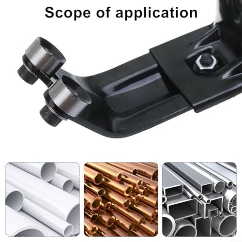 DB1000 Blech-Entgratungswerkzeug, 0–12 mm Bereich, doppelseitiger Gratentferner, rotierende Klinge Kantenschneider für legierten Stahl/Schwerlastmetall/Ecke und gerade Kante, manueller Handentgrater