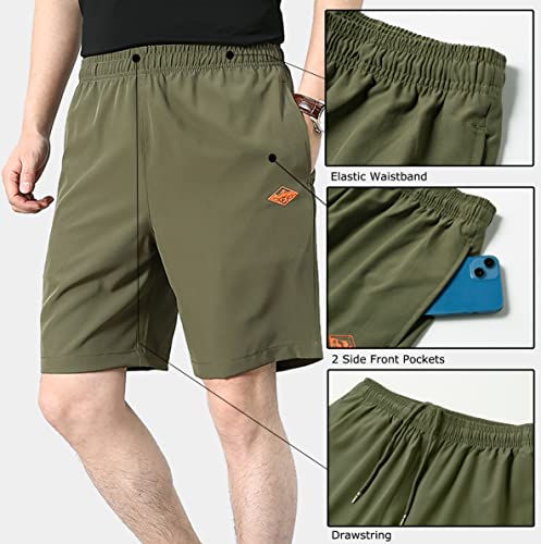 Vcansion Men's Outdoor Lightweight Hiking Shorts Quick Dry Sports Casual Shorts Skateboard Shorts Grey Tag 2Xl/34-36 #TOP1