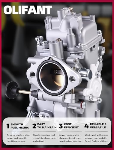 Image of Carburetor For Yamaha Big Bear 250 400 /Bruin 250 350 /Grizzly 350 400 450 /Kodiak 400 450 /Wolverine 350 450 /5FU-14101-10-00