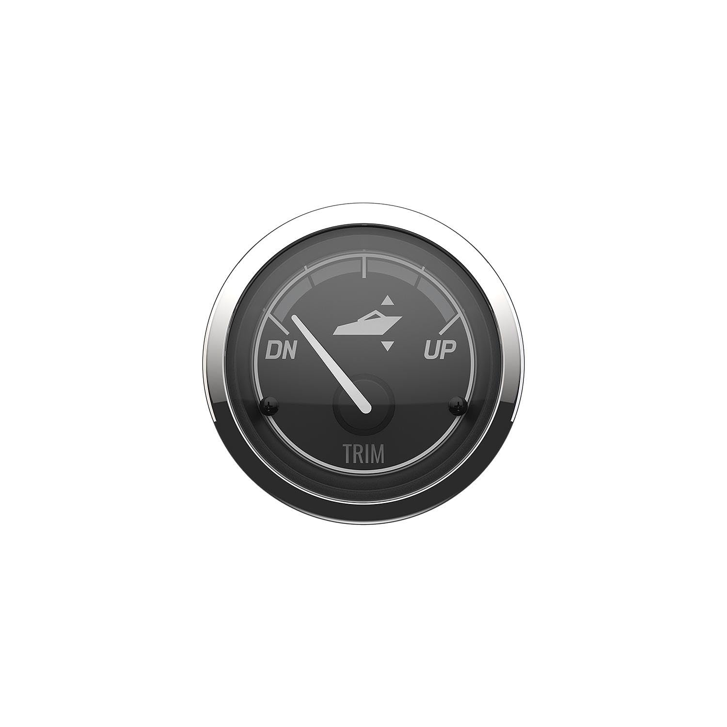Mercury Marine 8M6020006 Power Trim Gauge – Classic Black Face with Chrome Bezel – OEM Boat Trim Gauge – Fits Mercury 2-Stroke & 4-Stroke Outboard Engines