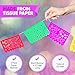MexFabricSupplies 5 Pk Papel Picado Paper Banners Mexican Party Decorations for Cinco de Mayo, Day of The Dead, Birthdays, Mexican Flags, Taco Party 60 ft