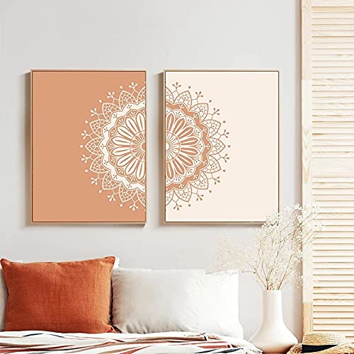 Affiche abstrait nature morte poire déco murale scandinave 50x70cm