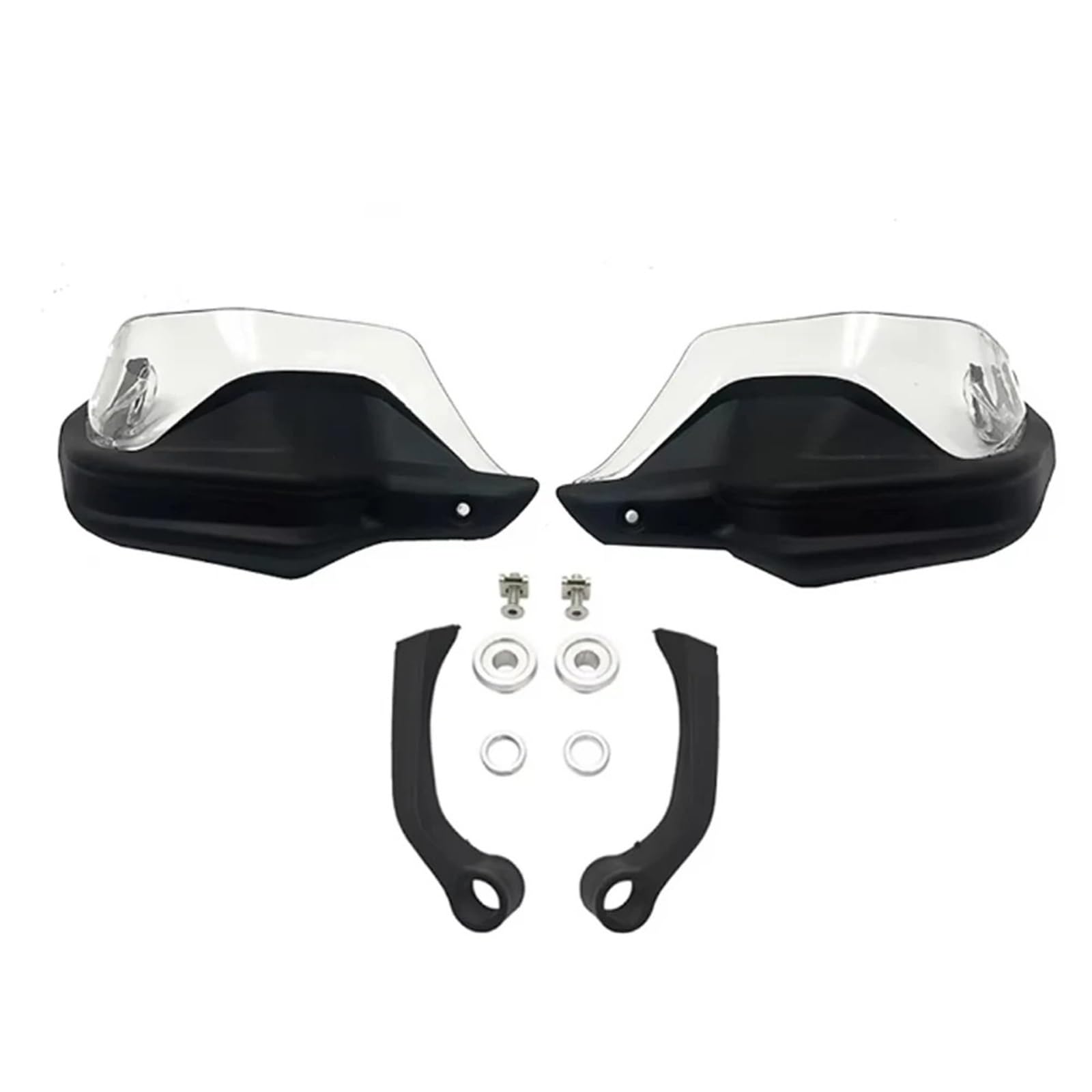 osłona dłoni motocykla Pasuje do BMW R1200GS LC F800GS F750GS F850GS F900R/XR S1000XR R1250GS DirtBike Supermoto części jelca tarcza(Black Clear Set)