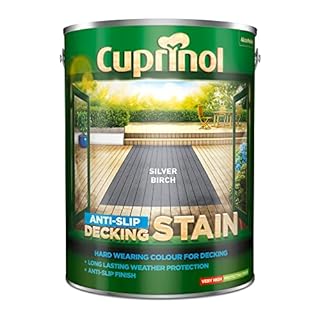 Dulux Cuprinol Anti-Slip Decking Stain - Silver Birch - 5L