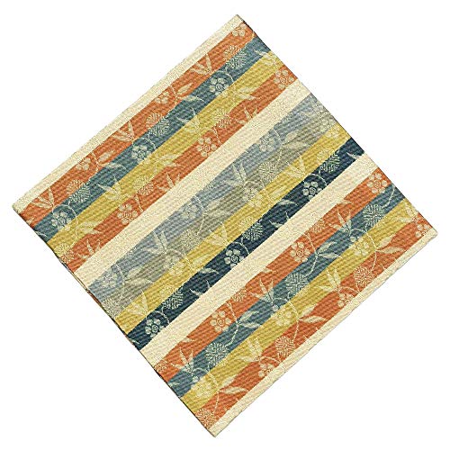 【茶道具/古帛紗・古袱紗】【中川政七商店謹製】 正絹 名物裂/笹蔓(ささづる)