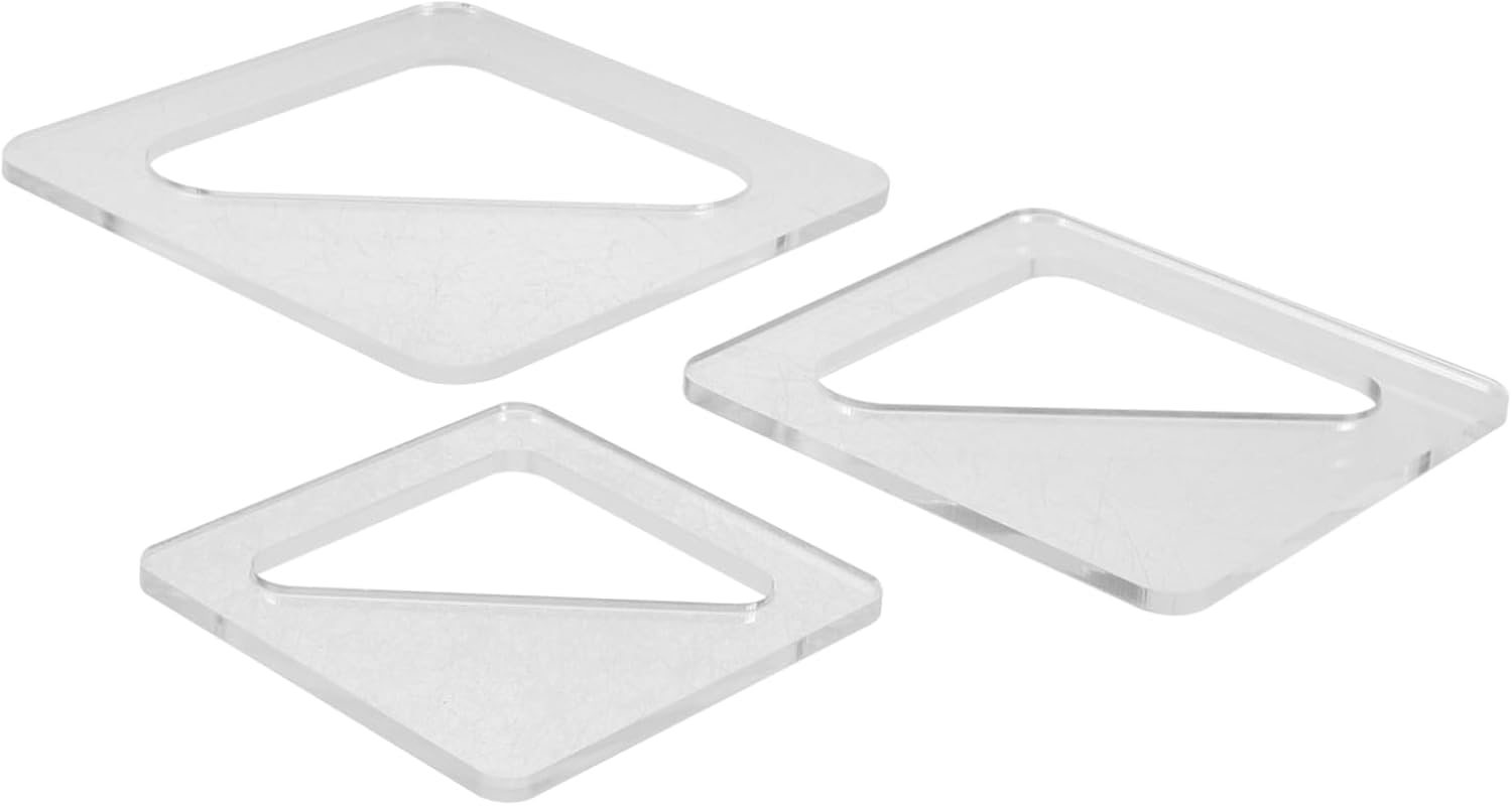 Ergonomic Cutting Board Handle Templates Acrylic Stencils for Perfect Shape