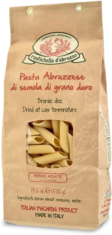 Rustichella d'Abruzzo Durum Wheat Artisan Penne Rigate 6 kg