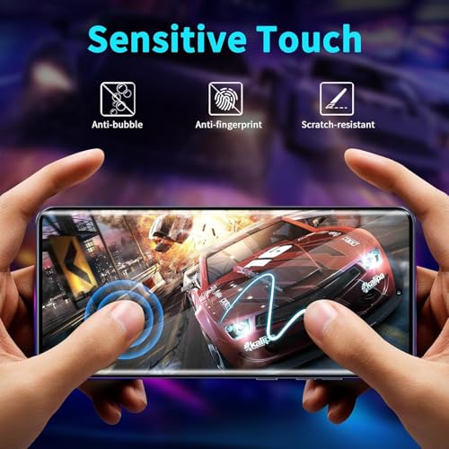 Image of 2 Pack Screen Protector for Motorola Edge 60 Fusion, 2 Tempered Glass Screen Protector,Case Friendly,Scratch Resistant,HD-Clear,Clear Black