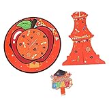 ULTECHNOVO 1 Satz Kuchenstand hoher Tortenständer Abschluss-Dessertständer Kuchenhalter stehen Gestell unterstützt 3-stöckiger Cupcake-Turm Dessertständer aus Pappe Papier