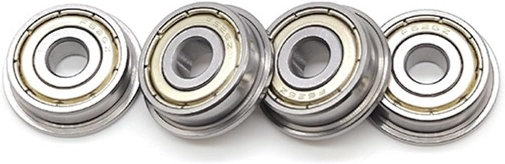 10Pcs F626ZZ 6x19x6 mm Flange Bearing Bearing Steel for 3D Printer Parts