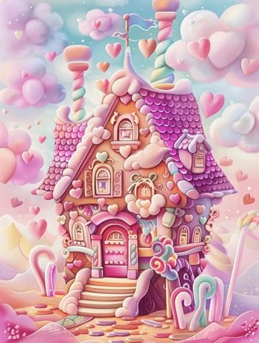 Broderie diamant kit complet 100x130cm chalet loisir créatif