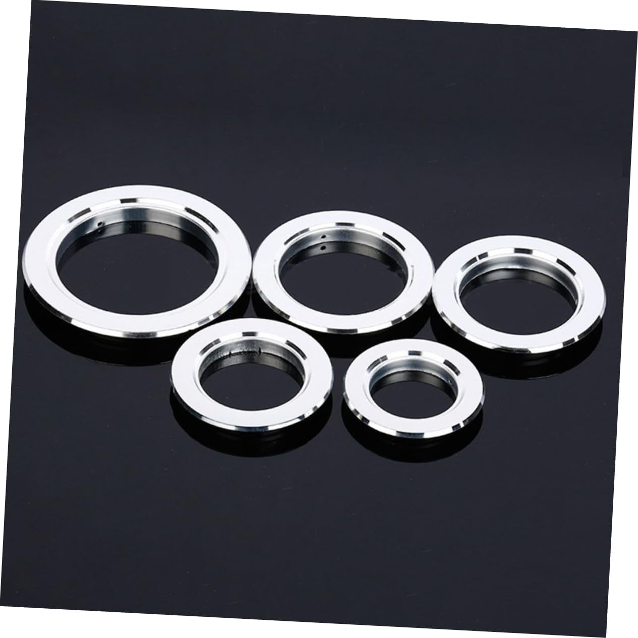Sosoport 10pcs Stainless Steel Birdhouse Hole Guards Parrot Nest Metal Guards Stainless Steel Protective Ring for Bird Houses