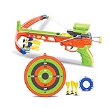 Crossbow Kids Archery Set | Toy Crossbow Set Includes Archery Target and Suction Darts | Best Crossbow for Indoor or Outdoor | Toy Bow and Arrow (Crossbow)