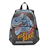 Wild Beast Dino Backpack for Boys and Girls Kid's Preschool Nursery Book bags Toddlers Kindergarten...