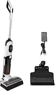Aspiradora Fregona Inteligente En Seco Y Húmedo, Limpieza Multisuperficie, Autolimpiante con Un Clic, Pantalla LED, Avisos De Voz, Limpieza Borde a Borde Standard