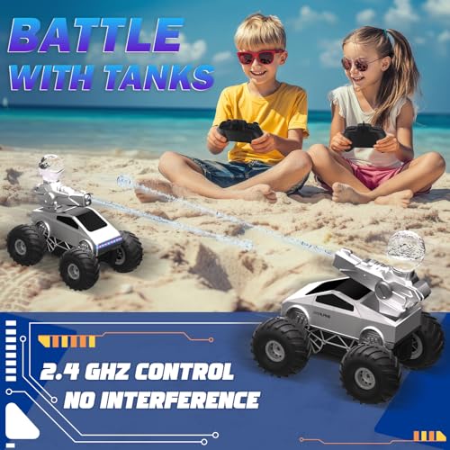 Cheffun Amphibious Remote Control Car, 1:16 Monster Truck Toys for Boys RC Cars, 2.4GHz Waterproof RC Trucks,4WD All Terrain Off-Road RC Car, Kids Easter Gifts for Boys Girls Age 5+ Years Old