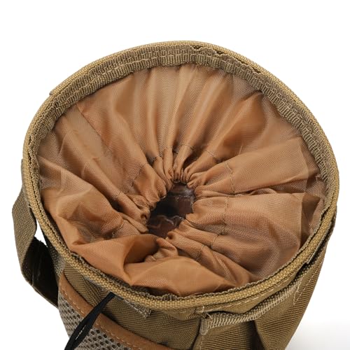 Image of Hiceeden 3 Pcs Tactical Molle Dump Pouch, Drawstring Dump Bag Magazine Ammo Pouch, Military Utility Belt Pouch for Outdoor, Camping, Traveling, Sport