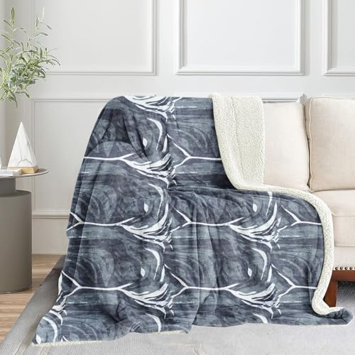Image of Homestan Sherpa Fleece AC Blanket for Winter, Double 88x90 inch