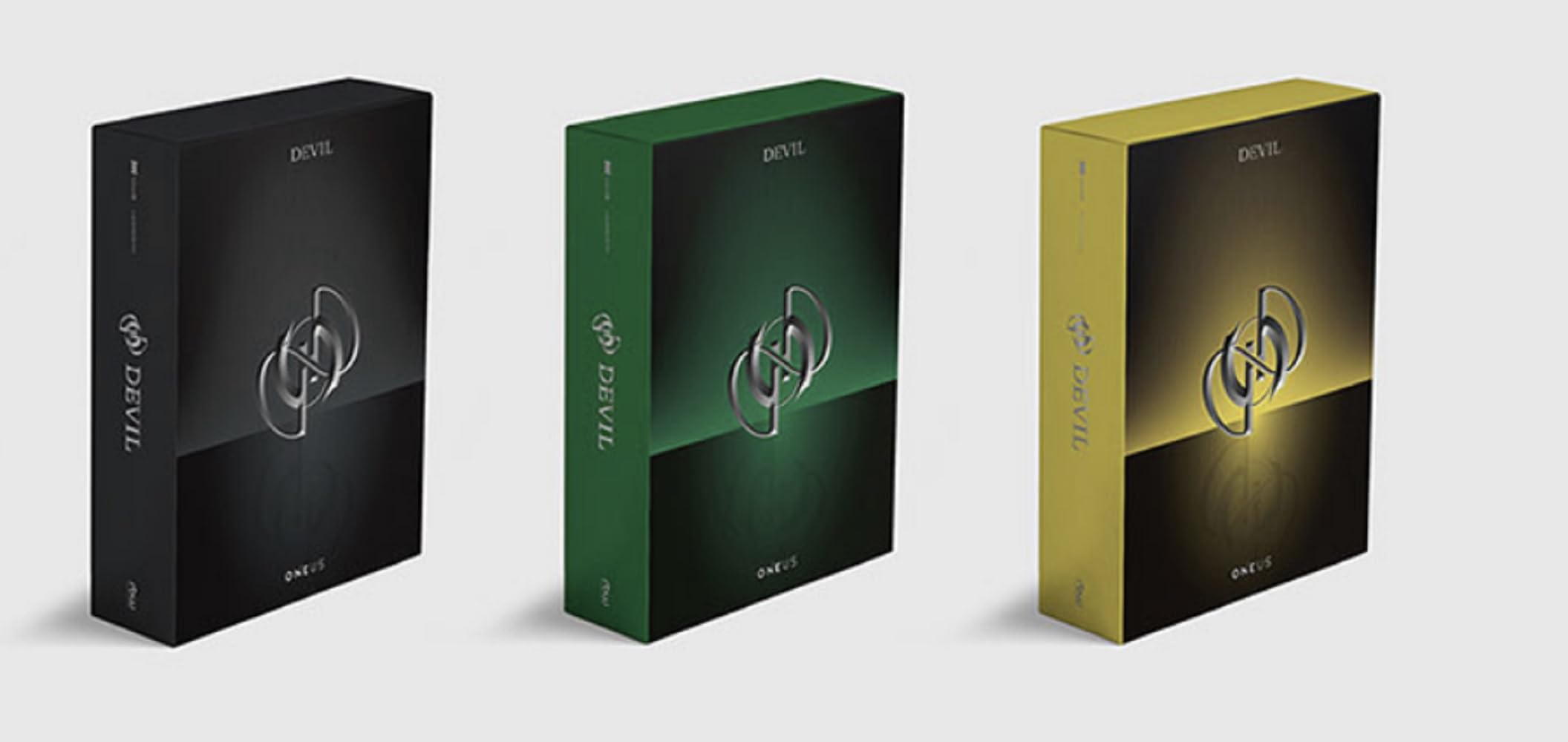 ONEUS - Devil (Vol.1) Album+Folded Poster+Extra Photocards Set (Black+Green+Yellow ver. Set)