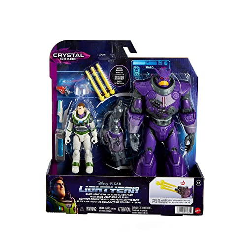 MATTEL Disney and Pixar Lightyear Crystal Grade Buzz Lightyear Vs. Zurg Clash Pack - Thumbnail 2