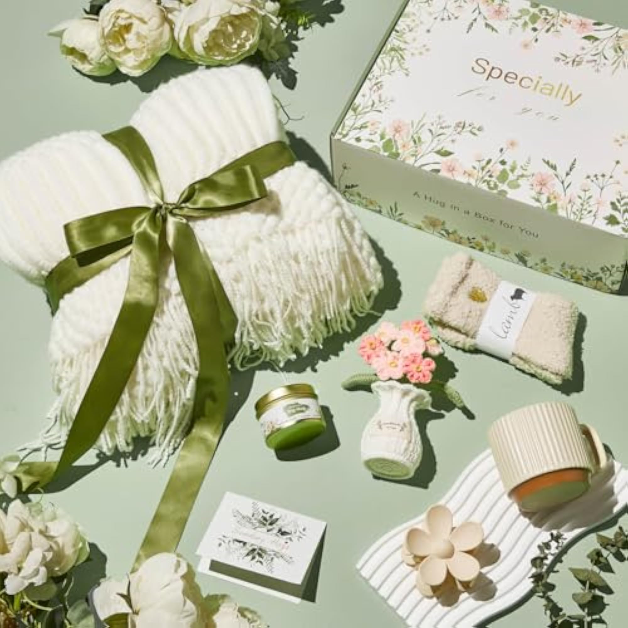 Women's Sympathy Gift Basket for Get Well Soon