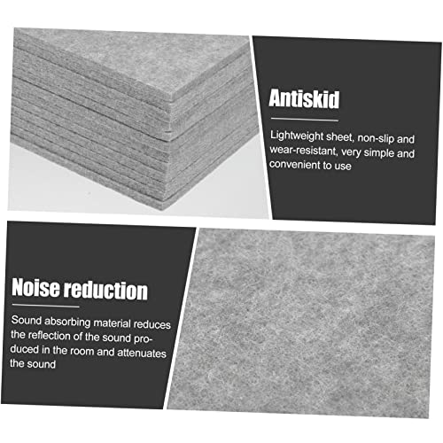 Levemolo 12pcs Paneles Acústicos Absorbentes de Sonido Fácil de Instalar Tableros de Aislamiento Acústico de Fibra de Poliéster para Estudios de Grabación Teatros en Casa y Oficinas miniatura 2