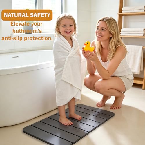 Tapis de bain en diatomite super absorbant séchage rapide 60x39 - 5