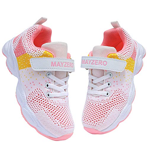 MAYZERO Kids Running Tennis Shoes Toddler Shoes Fashion Sneakers for Little Girls and Boys