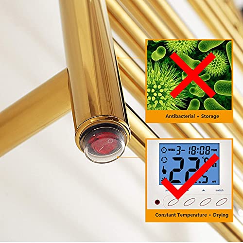 Toallero eléctrico calefactable de pared con diseño paisajístico 3