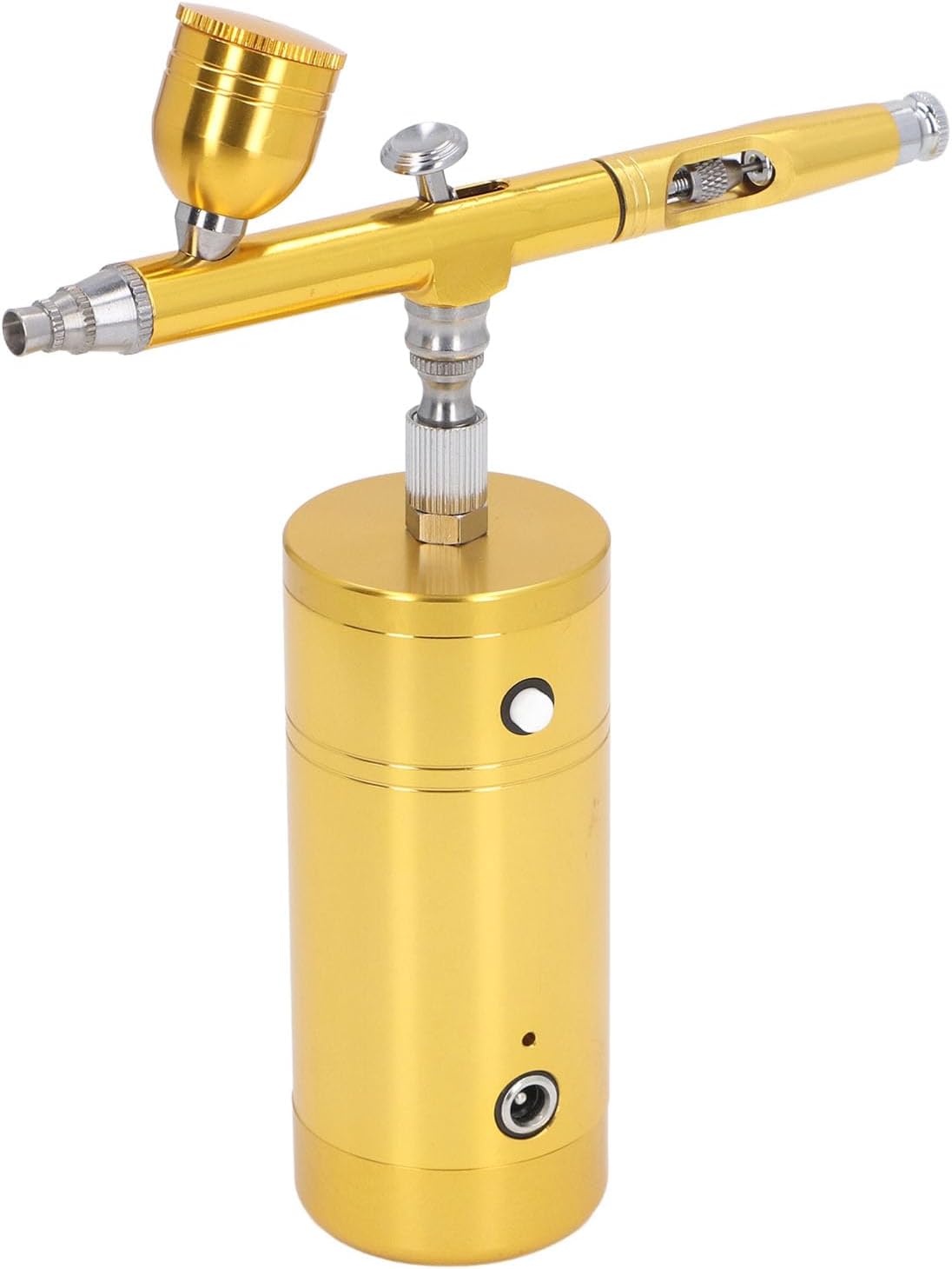 Airbrush Kit 8?9PSI Pressure 7?7.5LPM Adjustable Portable Rechargeable Mini Air Brush Spray Gun with Compressor