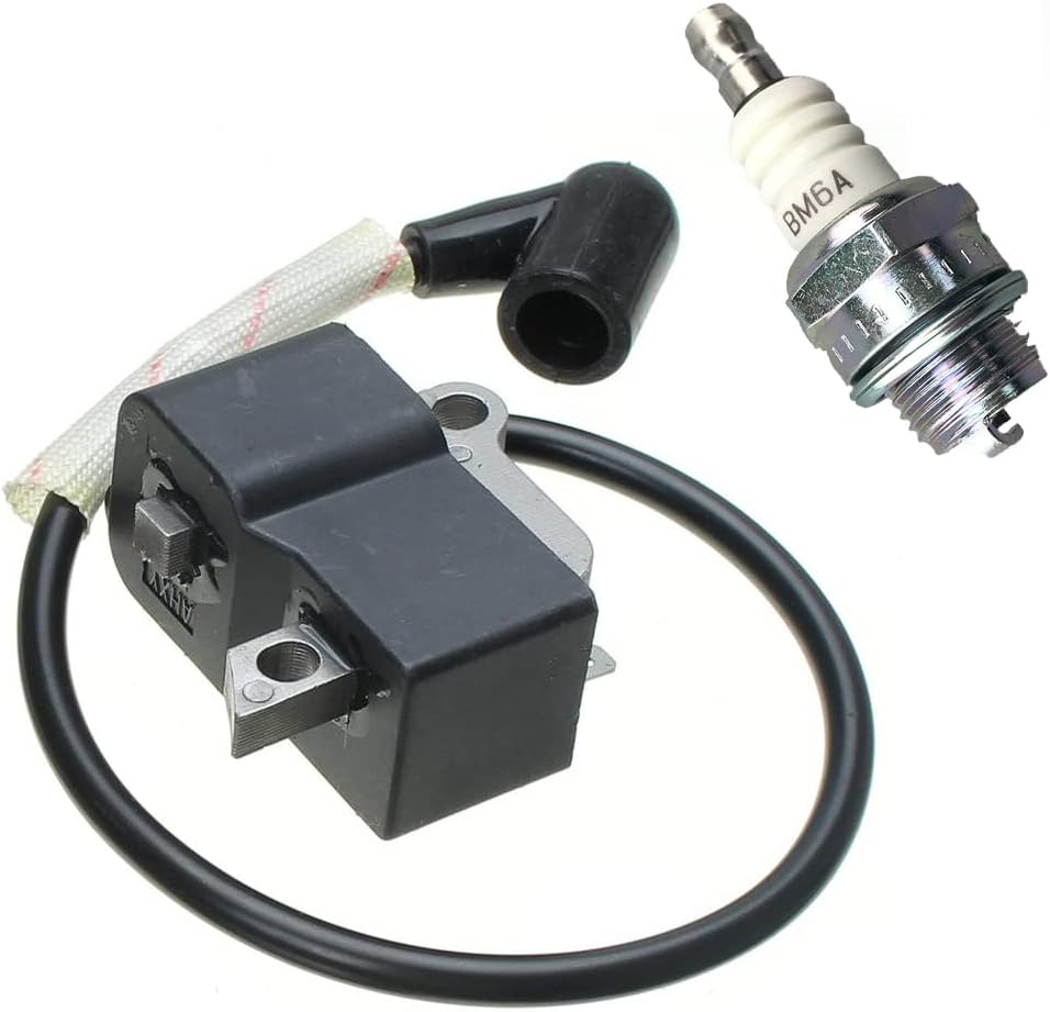 Realman 537418701 Ignition Coil for Husqvarna Gas String Trimmer 323C 323L 326LD 326LDX 326LX Brushcutter 223L 223R 323R 323RJ 325RJX 325RX 326RX 326RX Edger 326ES Ice Auger 326 Pole Pruner 323P 325P