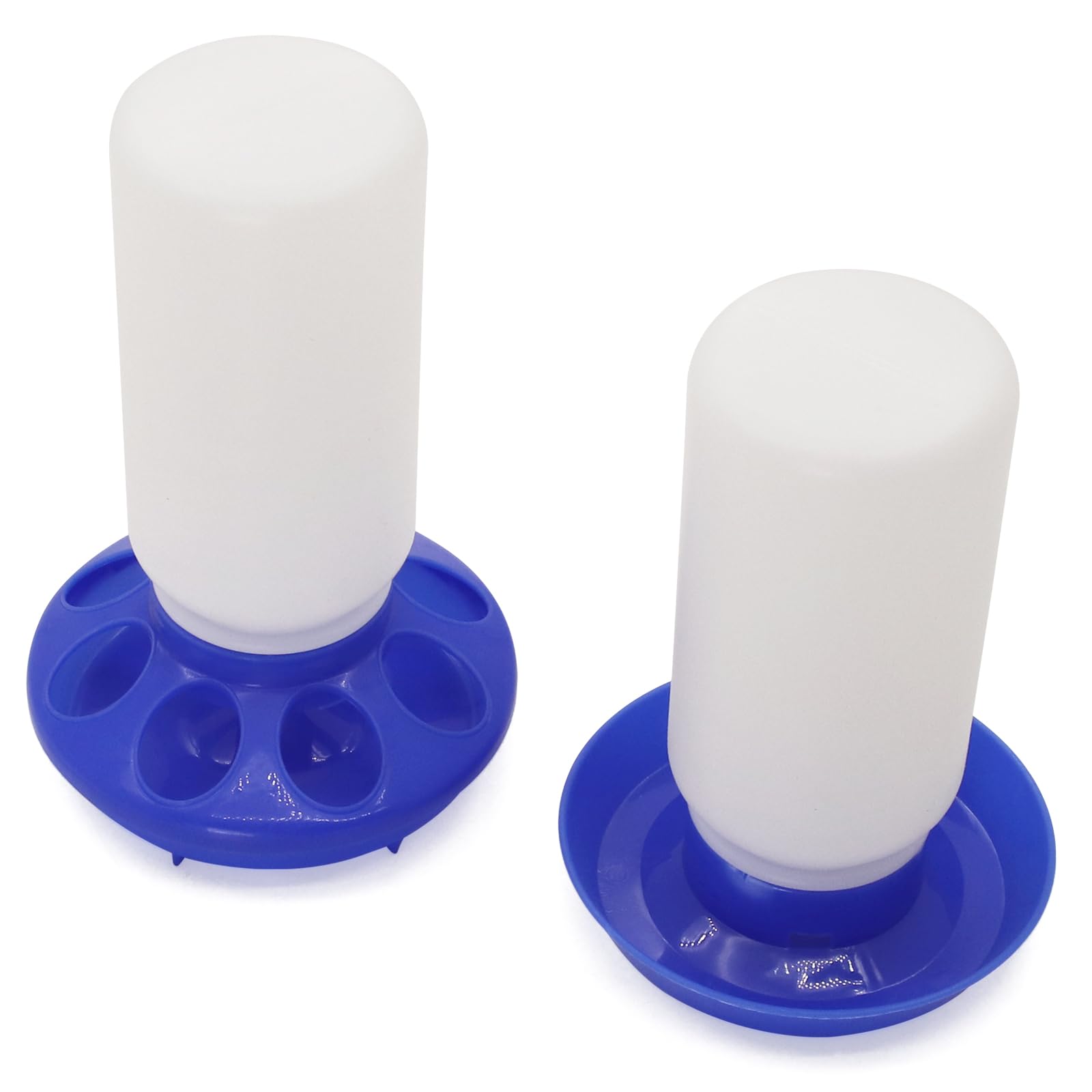 Abreuvoir 1L et mangeoire 1kg bleu M pour poussins et volailles