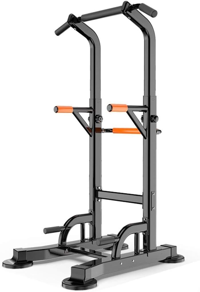 Fitness Push Up Stand Indoor Parallel Bars Home Equipment Pull-up Equipment Strength Training Equipment Bold 7CM Main Frame is More Stable Dip Stands (Black 95x80x212cm) (Black 95x80x212cm)