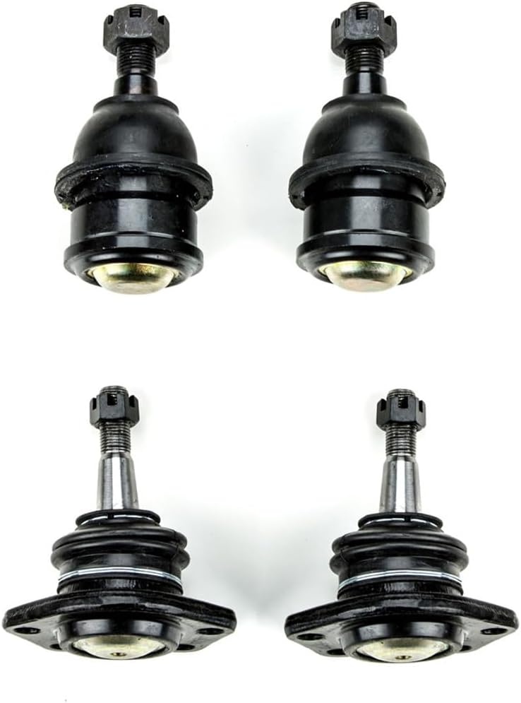 Upper Lower Ball Joint Set Compatible With Chevrolet 2WD Pickup C10/P10 OEM Spec Replacements (4 Piece Kit) (YEARS: 1971-1972)