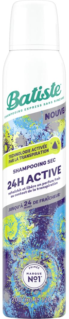 Shampooing sec Batiste 24h Active volume et fraîcheur 200ml
