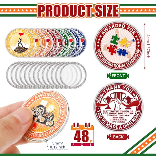30-Pcs-Appreciation-Coins-Set-Encouragement-Inspirational-Thank-You-Coin-Motivational-Recognition-Coins-Gift-Bulk-Employee-Award-Safety-Gifts-for-Employees-Coworker-StaffAppreciation
